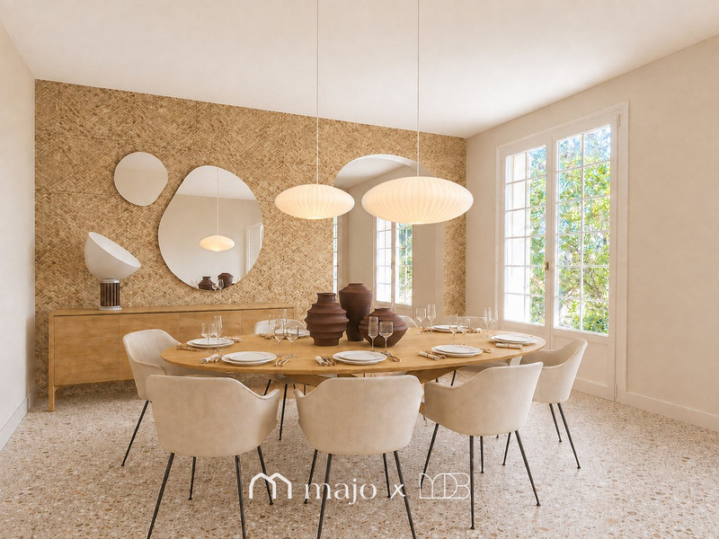 Pièce après la mise en scène Majo × MOB